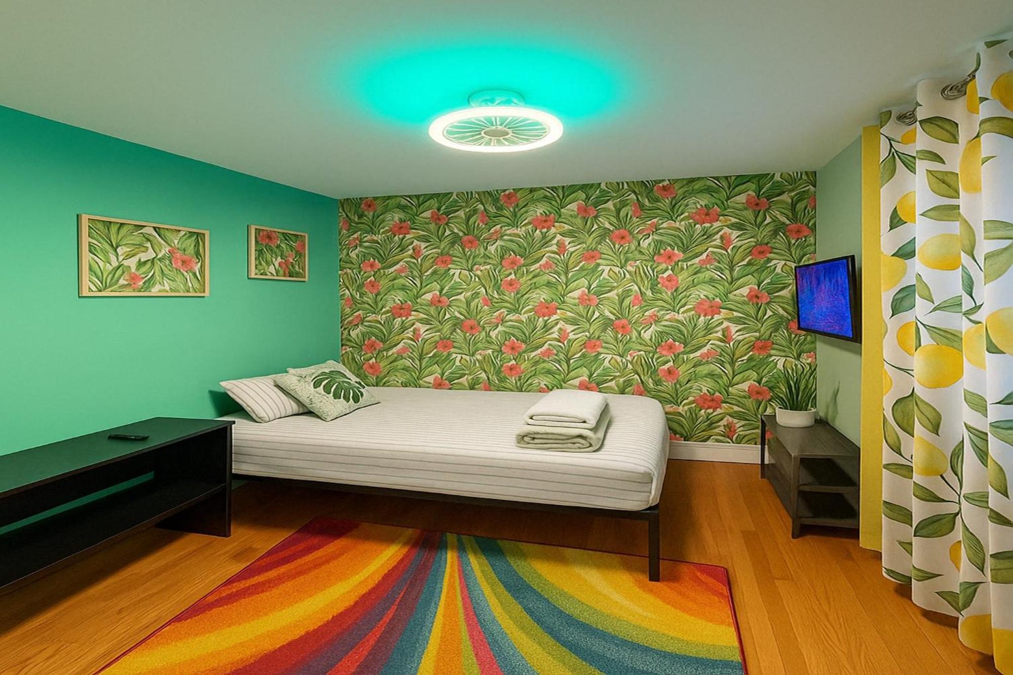 Apartamento Tropical Comfort Room In Harlem Cozy Stay With Snacks & Style *